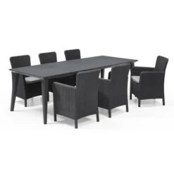 Allibert Chaise De Salle A Manger De Jardin Trenton Graphite -Esprit Plein Air allibert chaise de salle a manger de jardin trenton graphite 8711245129334 1474368