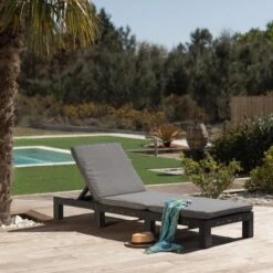 Allibert Chaise Longue Daytona Graphite 213720 -Esprit Plein Air allibert chaise longue daytona graphite 213720 8711245121000 728788