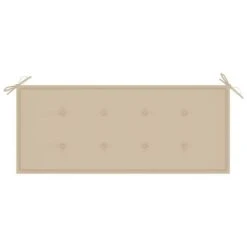 Banc Batavia Avec Coussin Beige 120 Cm Bois De Teck Massif 2 -Esprit Plein Air banc batavia avec coussin beige 120 cm bois de teck massif 3666722870344 822914