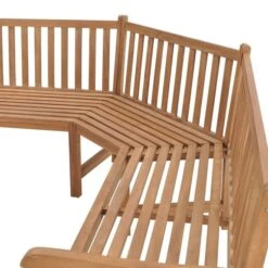 Banc D'angle De Jardin 202x202x90 Cm Bois De Teck Solide -Esprit Plein Air banc d angle de jardin 202x202x90 cm bois de teck solide 8718475713968 979697