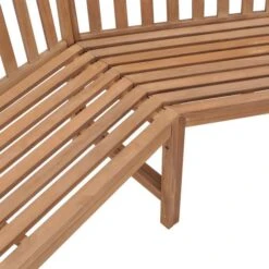Banc D'angle De Jardin 202x202x90 Cm Bois De Teck Solide -Esprit Plein Air banc d angle de jardin 202x202x90 cm bois de teck solide 8718475713968 979699