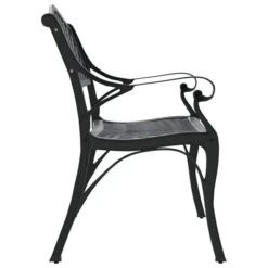 Banc De Jardin 102 Cm Aluminium Coulé Noir -Esprit Plein Air banc de jardin 102 cm aluminium coule noir 3666722171878 1227637