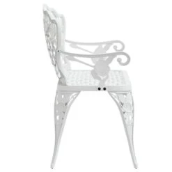 Banc De Jardin 108 Cm Aluminium Coulé Blanc -Esprit Plein Air banc de jardin 108 cm aluminium coule blanc 3666722171939 1227595