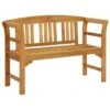 Banc De Jardin 114 Cm Bois D'acacia Solide