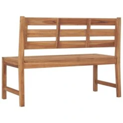Banc De Jardin 120 Cm Bois De Teck Solide 2 -Esprit Plein Air banc de jardin 120 cm bois de teck solide 3666722351805 947155