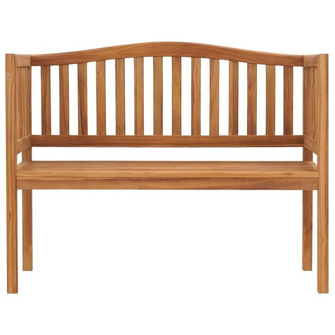 Banc De Jardin 120 Cm Bois De Teck Solide 2 Banc De Jardin 120 Cm Bois De Teck Solide – Image 2
