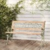 Banc De Jardin 122 Cm Bois De Sapin Massif