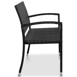 Banc De Jardin 122 Cm Résine Tressée Noir 9 Banc De Jardin 122 Cm Résine Tressée Noir -Esprit Plein Air banc de jardin 122 cm resine tressee noir 8718475609834 1362089