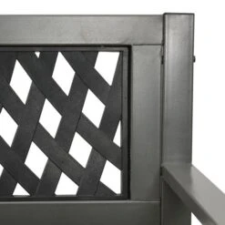 Banc De Jardin 125 Cm Acier Gris 2 -Esprit Plein Air banc de jardin 125 cm acier gris 3666722357685 941146