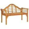 Banc De Jardin 125 Cm Bois D'acacia Solide