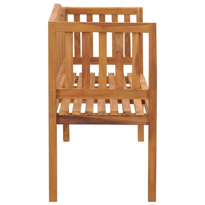 Banc De Jardin 150 Cm Bois De Teck Solide 3 Banc De Jardin 150 Cm Bois De Teck Solide – Image 3