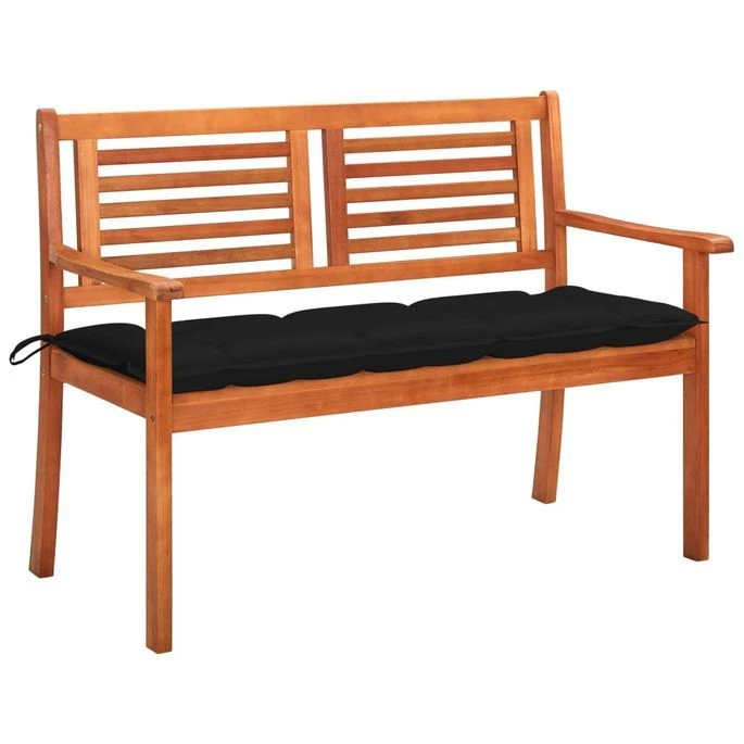 Banc De Jardin 2 Places Avec Coussin 120 Cm Bois D'eucalyptus 23 1 Banc De Jardin 2 Places Avec Coussin 120 Cm Bois D'eucalyptus 23