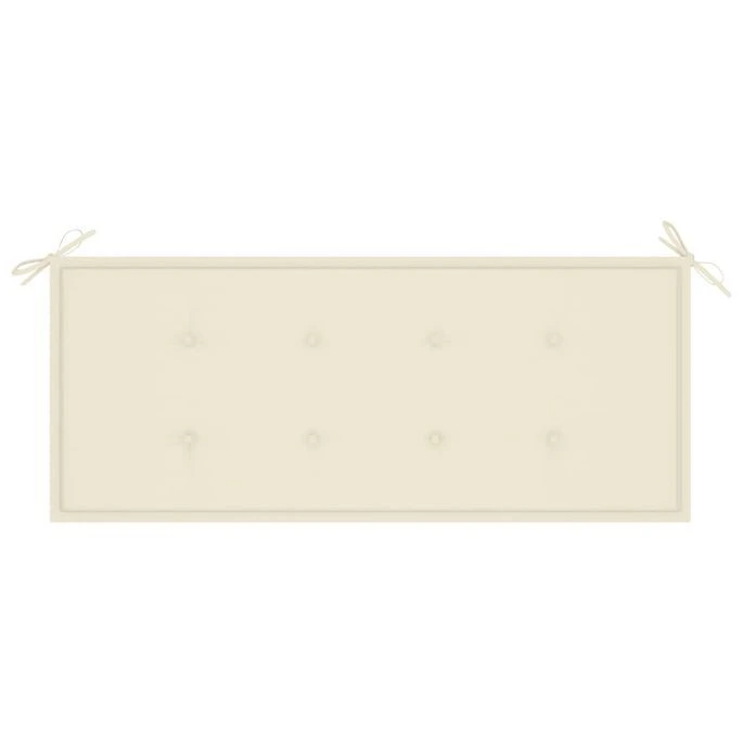 Banc De Jardin 2 Places Avec Coussin 120 Cm Bois D'eucalyptus 7 Banc De Jardin 2 Places Avec Coussin 120 Cm Bois D'eucalyptus – Image 7