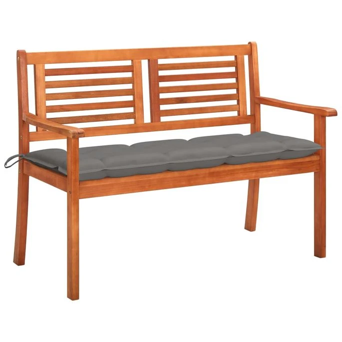 Banc De Jardin 2 Places Avec Coussin 120 Cm Bois D'eucalyptus 10 1 Banc De Jardin 2 Places Avec Coussin 120 Cm Bois D'eucalyptus 10