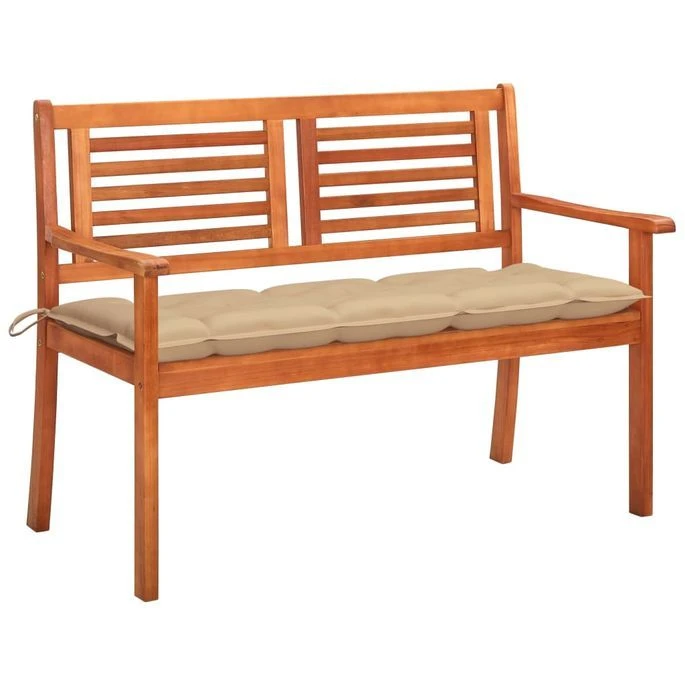 Banc De Jardin 2 Places Avec Coussin 120 Cm Bois D'eucalyptus 12 1 Banc De Jardin 2 Places Avec Coussin 120 Cm Bois D'eucalyptus 12