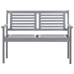 Banc De Jardin 2 Places Avec Coussin 120 Cm Gris Eucalyptus -Esprit Plein Air banc de jardin 2 places avec coussin 120 cm gris eucalyptus 3666722930178 1260725