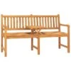 Banc De Jardin 3 Places Avec Table 150 Cm Bois De Teck Massif