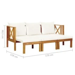 Banc De Jardin 3 Places Et Coussins 179 Cm Bois D'acacia Massif 17 Banc De Jardin 3 Places Et Coussins 179 Cm Bois D'acacia Massif -Esprit Plein Air banc de jardin 3 places et coussins 179 cm bois d acacia massif 3666722220262 1140124