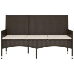 Banc De Jardin à 3 Places Avec Coussins Marron Résine Tressée 11 Banc De Jardin à 3 Places Avec Coussins Marron Résine Tressée -Esprit Plein Air banc de jardin a 3 places avec coussins marron resine tressee 3666722930352 1510928