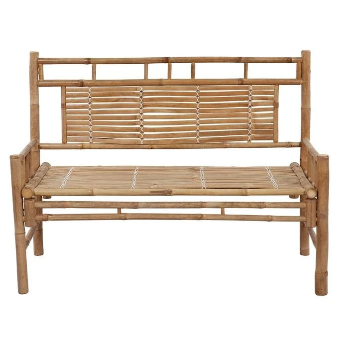 Banc De Jardin Avec Coussin 120 Cm Bambou 3 Banc De Jardin Avec Coussin 120 Cm Bambou – Image 3
