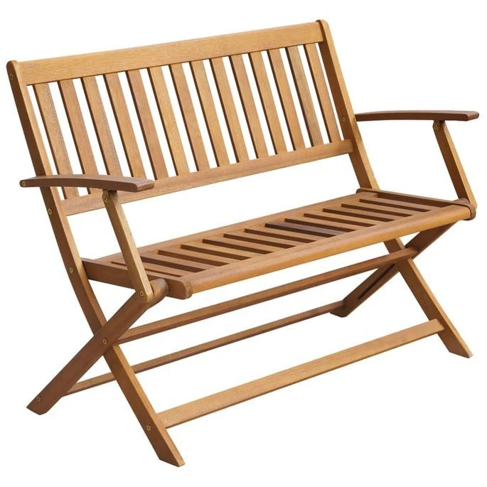 Banc De Jardin Avec Coussin 120 Cm Bois D'acacia Massif 17 2 Banc De Jardin Avec Coussin 120 Cm Bois D'acacia Massif 17 – Image 2