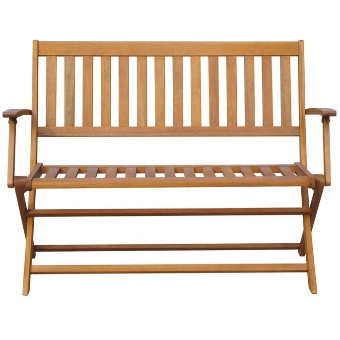 Banc De Jardin Avec Coussin 120 Cm Bois D'acacia Massif 14 3 Banc De Jardin Avec Coussin 120 Cm Bois D'acacia Massif 14 – Image 3