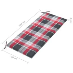 Banc De Jardin Avec Coussin 120 Cm Bois D'acacia Massif 11 -Esprit Plein Air banc de jardin avec coussin 120 cm bois d acacia massif 3666722416986 842000