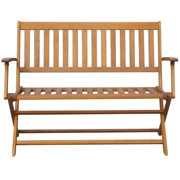 Banc De Jardin Avec Coussin 120 Cm Bois D'acacia Massif 20 3 Banc De Jardin Avec Coussin 120 Cm Bois D'acacia Massif 20 – Image 3