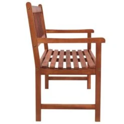 Banc De Jardin Avec Coussin 120 Cm Bois D'acacia Massif 64 -Esprit Plein Air banc de jardin avec coussin 120 cm bois d acacia massif 3666722419338 838235