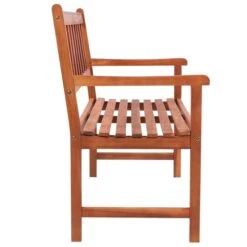 Banc De Jardin Avec Coussin 120 Cm Bois D'acacia Massif 35 -Esprit Plein Air banc de jardin avec coussin 120 cm bois d acacia massif 3666722419499 838081