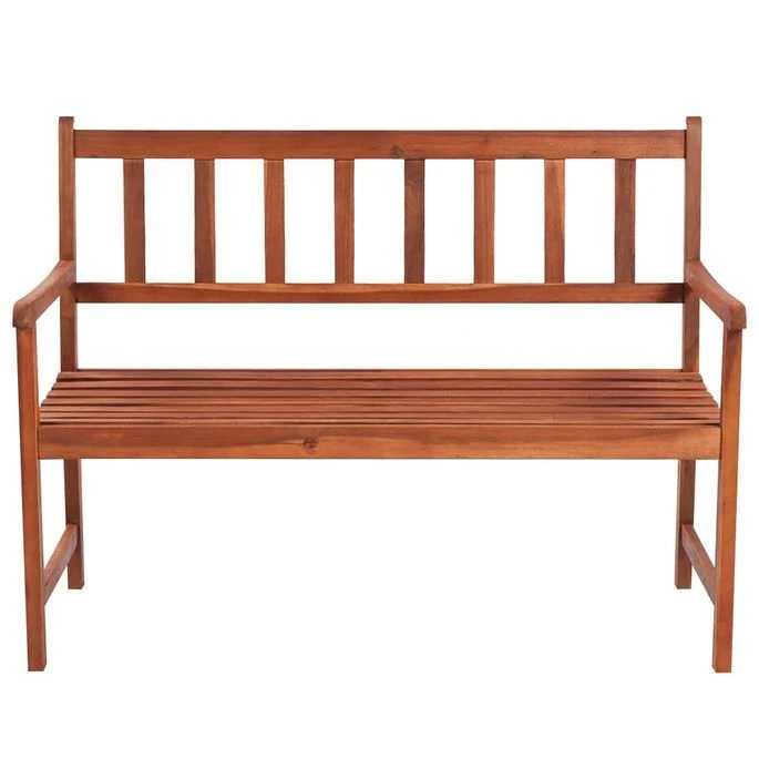 Banc De Jardin Avec Coussin 120 Cm Bois D'acacia Massif 24 3 Banc De Jardin Avec Coussin 120 Cm Bois D'acacia Massif 24 – Image 3