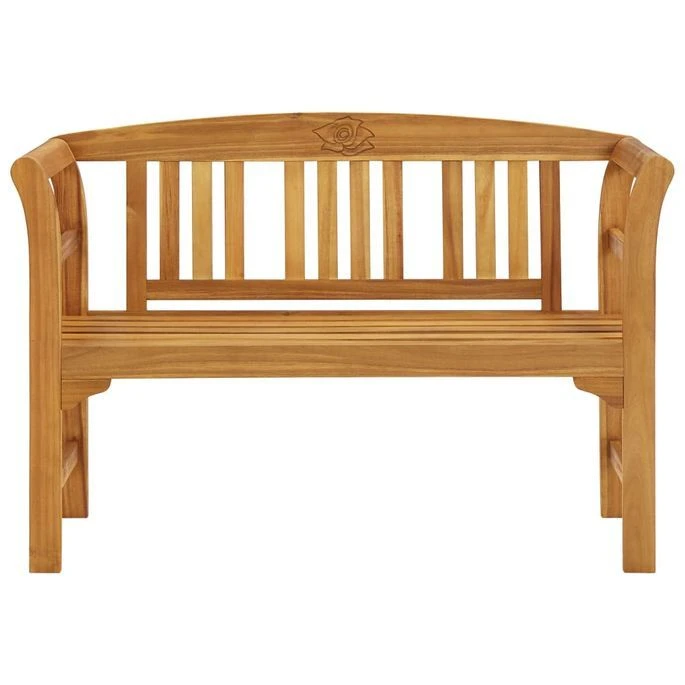Banc De Jardin Avec Coussin 120 Cm Bois D'acacia Massif 80 3 Banc De Jardin Avec Coussin 120 Cm Bois D'acacia Massif 80 – Image 3