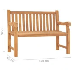Banc De Jardin Avec Coussin 120 Cm Bois De Teck Massif 6 -Esprit Plein Air banc de jardin avec coussin 120 cm bois de teck massif 8720286268988 831344