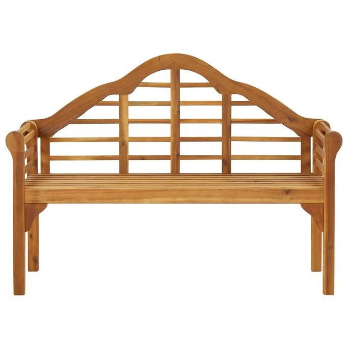 Banc De Jardin Avec Coussin 135 Cm Bois D'acacia Massif 25 3 Banc De Jardin Avec Coussin 135 Cm Bois D'acacia Massif 25 – Image 3