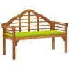 Banc De Jardin Avec Coussin 135 Cm Bois D'acacia Massif 15