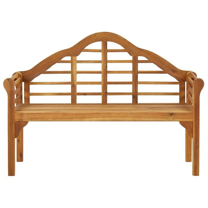 Banc De Jardin Avec Coussin 135 Cm Bois D'acacia Massif 4 3 Banc De Jardin Avec Coussin 135 Cm Bois D'acacia Massif 4 – Image 3
