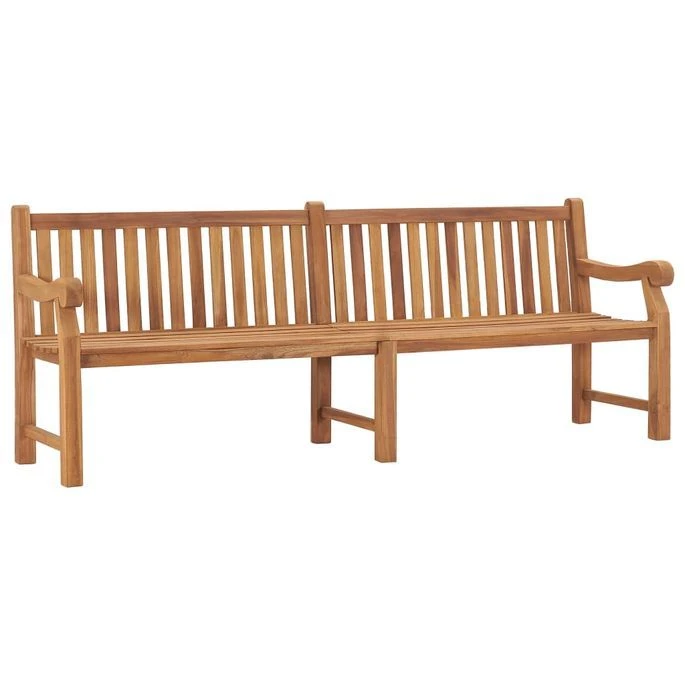 Banc De Jardin Avec Coussin 240 Cm Bois De Teck Massif 11 2 Banc De Jardin Avec Coussin 240 Cm Bois De Teck Massif 11 – Image 2