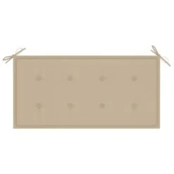 Banc De Jardin Avec Coussin Beige 112 Cm Bois De Teck Massif 2 -Esprit Plein Air banc de jardin avec coussin beige 112 cm bois de teck massif 3666722425070 828685