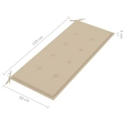 Banc De Jardin Avec Coussin Beige 120 Cm Bois De Teck Massif 3 17 Banc De Jardin Avec Coussin Beige 120 Cm Bois De Teck Massif 3 -Esprit Plein Air banc de jardin avec coussin beige 120 cm bois de teck massif 3666722838153 828935