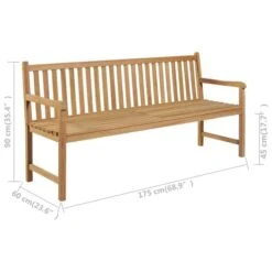 Banc De Jardin Avec Coussin Beige 175 Cm Bois De Teck Massif 16 Banc De Jardin Avec Coussin Beige 175 Cm Bois De Teck Massif -Esprit Plein Air banc de jardin avec coussin beige 175 cm bois de teck massif 8720286267110 829977