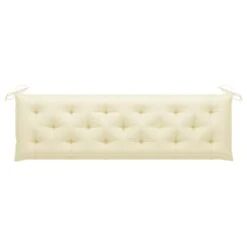 Banc De Jardin Avec Coussin Blanc Crème 175 Cm Teck Massif -Esprit Plein Air banc de jardin avec coussin blanc creme 175 cm teck massif 8720286267257 830096
