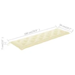 Banc De Jardin Avec Coussin Blanc Crème 175 Cm Teck Massif -Esprit Plein Air banc de jardin avec coussin blanc creme 175 cm teck massif 8720286267257 830101