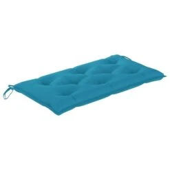 Banc De Jardin Avec Coussin Bleu Clair 112 Cm Bois De Teck -Esprit Plein Air banc de jardin avec coussin bleu clair 112 cm bois de teck 3666722424929 828829