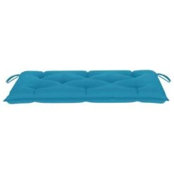 Banc De Jardin Avec Coussin Bleu Clair 112 Cm Bois De Teck -Esprit Plein Air banc de jardin avec coussin bleu clair 112 cm bois de teck 3666722424929 828830