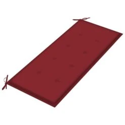 Banc De Jardin Avec Coussin Bordeaux 240 Cm Bois De Teck Massif -Esprit Plein Air banc de jardin avec coussin bordeaux 240 cm bois de teck massif 3666722869966 830802