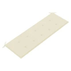 Banc De Jardin Avec Coussin Crème 150 Cm Bois De Teck Massif -Esprit Plein Air banc de jardin avec coussin creme 150 cm bois de teck massif 3666722838269 830484