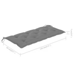 Banc De Jardin Avec Coussin Gris 120 Cm Bois De Teck Massif 4 19 Banc De Jardin Avec Coussin Gris 120 Cm Bois De Teck Massif 4 -Esprit Plein Air banc de jardin avec coussin gris 120 cm bois de teck massif 8720286267516 830361