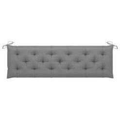 Banc De Jardin Avec Coussin Gris 175 Cm Bois De Teck Massif 2 -Esprit Plein Air banc de jardin avec coussin gris 175 cm bois de teck massif 8720286267240 830086