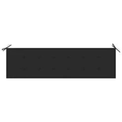 Banc De Jardin Avec Coussin Noir 175 Cm Teck Massif -Esprit Plein Air banc de jardin avec coussin noir 175 cm teck massif 8720286267158 830011