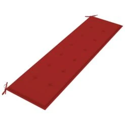 Banc De Jardin Avec Coussin Rouge 175 Cm Bois De Teck Massif -Esprit Plein Air banc de jardin avec coussin rouge 175 cm bois de teck massif 8720286267141 830001